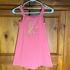 Girls Pink Hawaii Beach Summer Sundress